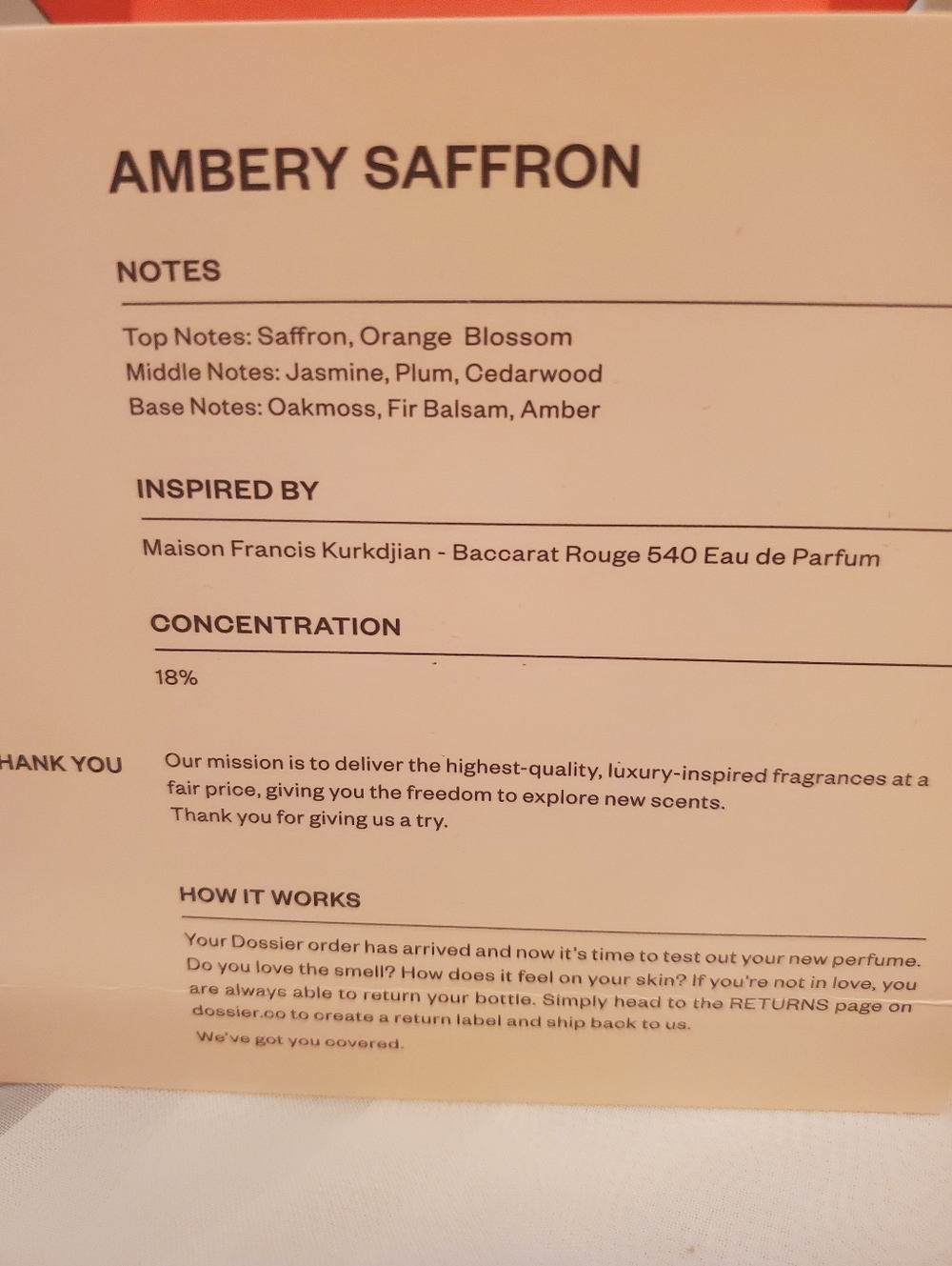 🥂AMERY SAFFRON    BRAND NEW IN BOX - Picture 2 of 4